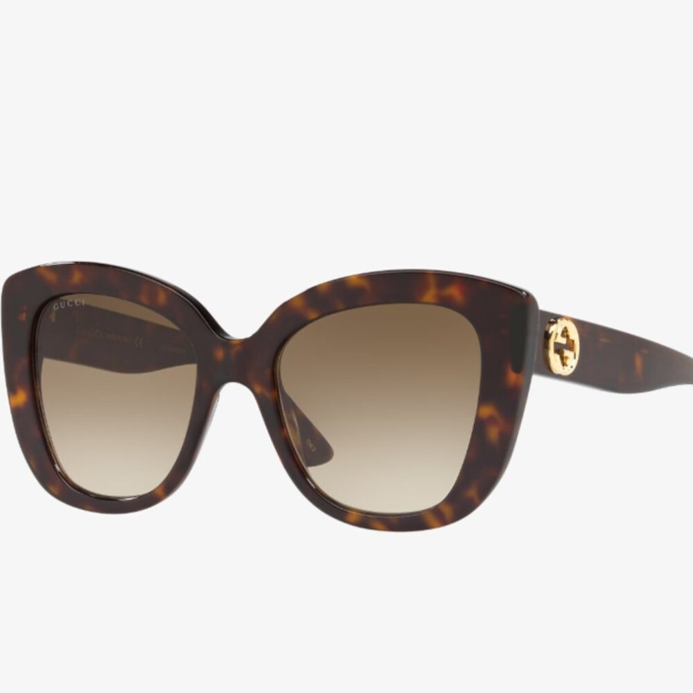 Gucci Brown Cat Eye Sunglasses